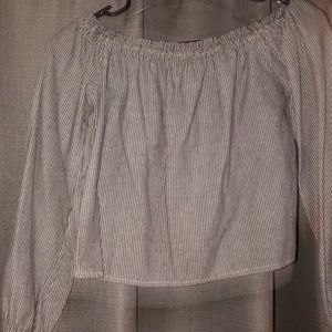 Off the shoulder shirt